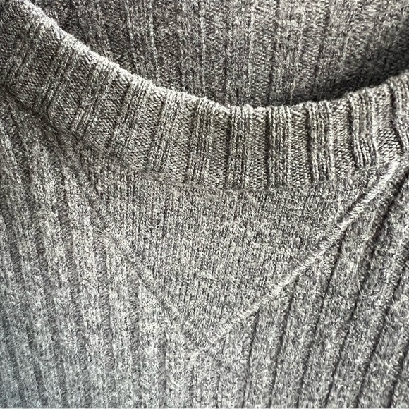Dolce & Gabbana Italy 100% wool grey ribbed knit raglan sleeve sweater IT 50 - Picture 7 of 14